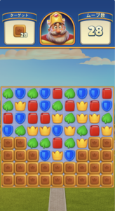 28手で木箱28個。数字が一致しているように見えて、実はなかなかシビアなステージ設計。これがロイヤルマッチのじわじわくる難しさ。